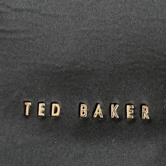 Ted Baker London Roseiee Ruffle Large Tote Black Crossbody Strap - Picture 9 of 15